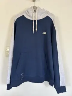 New Balance パーカー　ネイビー/グレー