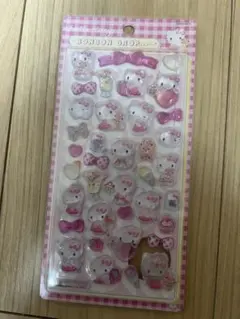 ハローキティ ボンボンドロップシール風