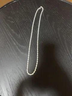 シルバー sv 925 60cmスクリューチェーン ネックレス 22.39g