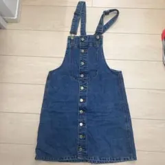 デニム ジャンパースカート サロペット