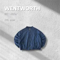 90年代ダービージャケットWENTWORTHカップショルダー2XL古着CBOY