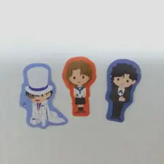 名探偵コナン ゆるパレット フレークステッカー D柄　怪盗キッド　大岡紅葉　伊織