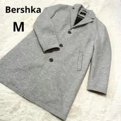 Bershka ベルシュカ チェスターコート メンズ 灰色 アウター /M