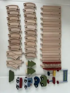 スタンダードプロダクツ　木製レールと車両セット