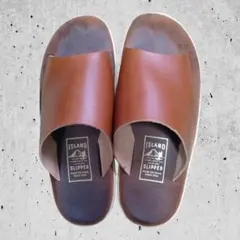 美品〉ISLAND SLIPPER シャワー サンダル ブラウン - メルカリ