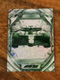 世界限定75枚】角田裕毅 F1 Topps クローム サファイア イエロー