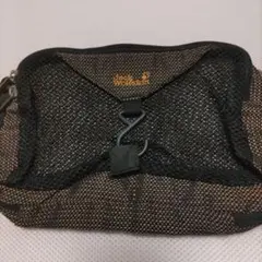 Jack Wolfskin メッシュポーチ ブラック・オレンジ