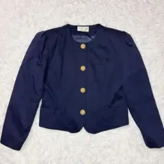 アビリティクラブ 金ボタン ジャケット ネイビー 上品 きれいめ a2350