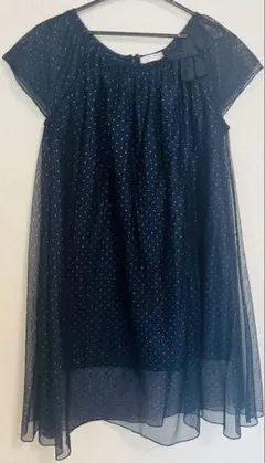 ザラガールズ　ザラキッズ　ネイビー ワンピース 160 ザラ　紺