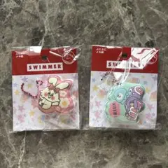 SWIMMER メモ用紙 2個セット ウサギとクマ
