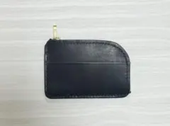 L字ファスナーミニウォレット・財布（片面外ポケット付き）