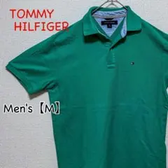 HA30【US輸入】TOMMY HILFIGER　半袖ポロシャツ【メンズM】