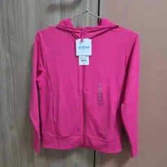 UNIQLO　KIDS　エアリズムUVカットメッシュパーカー　140　ピンク