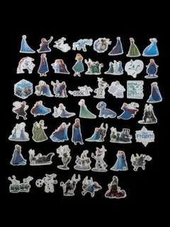 ディズニー　アナと雪の女王　オラフ　防水シール　ステッカー　50枚