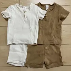 H&M オーガニックコットン ベビー服セットアップ 80