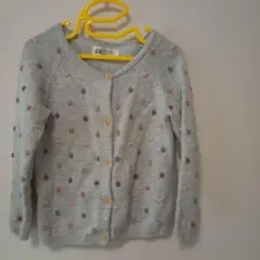 H&M ドット柄カーディガン 2-4Y