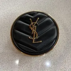 YSL ラウンド型レザーケース 黒