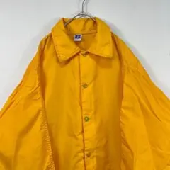 90s Russell ラッセル ナイロンジャケット コーチジャケット 黄色