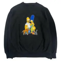 シンプソンズ✨THE SIMPSONS × ファミマ トレーナー ブラック L