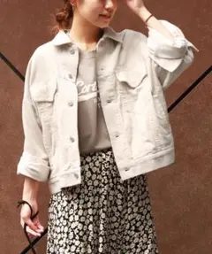 (最終価格)ジャーナルスタンダードレリューム 8WコーデュロイGジャン型ブルゾン