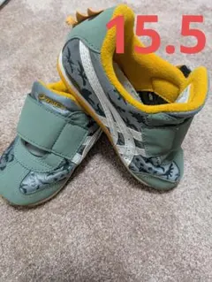 ASICS 恐竜柄 キッズシューズ 15.5cm