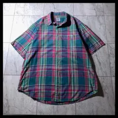 限*い様 00s ブルックスブラザーズ インディアンマドラス チェック BD シ