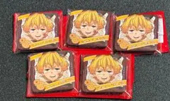 鬼滅の刃 缶バッジ バレンタイン ホワイトデー 我妻善逸 5点