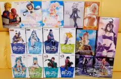 最新プライズフィギュアまとめ売り-サスケ デク お茶子 ぬ〜べ〜 レム