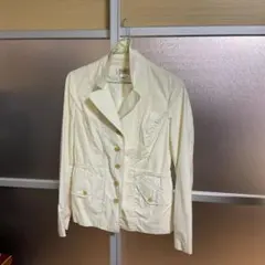 Talbots テーラードジャケット サイズ4 アイボリー