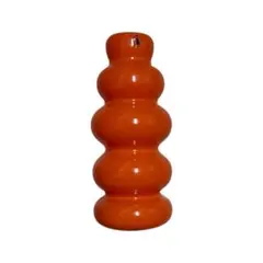 IKEA 花瓶 オレンジ 陶器製 フラワーベースのサムネイル