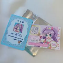 アイカツ×プリパラ 映画特典第二弾 らぁら 学生証 トモチケ