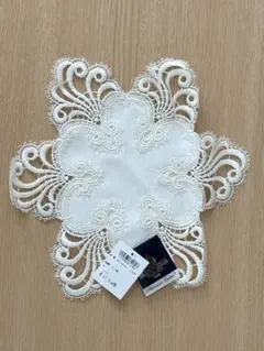 【未使用タグ付】近沢レース ドイリー　約27.5cm 円形