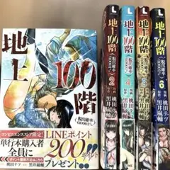 地上100階～脱出確率0.0001%～ 1.2.4.5.6巻セット