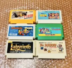 【ファミコンソフト6本セット・Nintendo Famicom】gjm