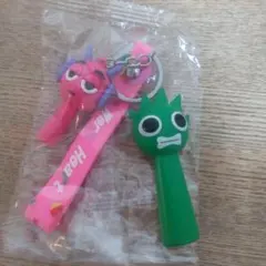 【新品未使用】スプランキー ストラップキーホルダー ピンク×紫