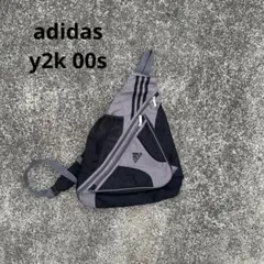 00's adidas ワンショルダーバッグ　テック　ストリート　y2k