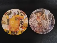 ONE PIECE　輩缶バッチ　2個セット