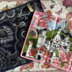 FEILER 城と桜のハンカチセット　ドイツ製　ドイツのお土産物