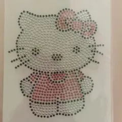 ハローキティ クリスタルデコレーション 転写シート【アイロンパッチ】