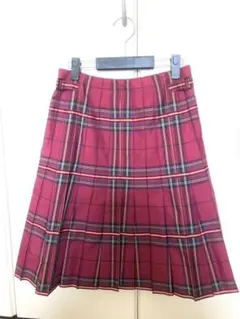 コムサデモード　チェック柄スカート