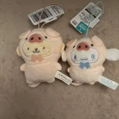 サンリオキャラクターズ　どうぶつ着ぐるみマスコット　〜こぶた編〜