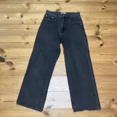 WEGO ダークグレー ストレートデニム sサイズ
