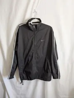 Nike ブラック ナイロンジャケットセットアップ