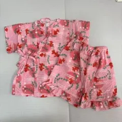 Baby甚平 90㎝　女の子　花柄　ピンク