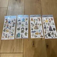 【正規品】 大人の図鑑シール ディズニー　4種セット