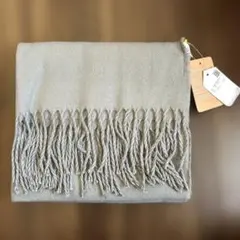 【新品未使用】ROPE PICNIC PASSAGE フリンジ付マフラー　タグ付