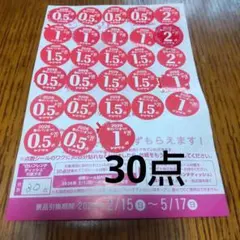 ヤマザキ春のパン祭り 2026 お皿1枚分 30点 応募シール