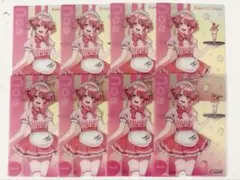 カラフルピーチ のあ ダイナー クリアカード 8枚 セット