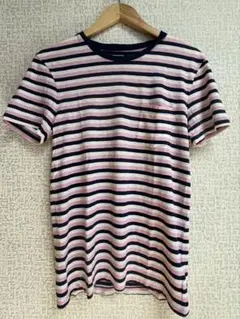 ヴィンテージ　ポロバイラルフローレン　ストライプ ポケットTシャツ S/P