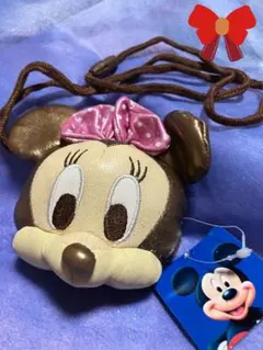 ミニーマウスがま口ポーチ